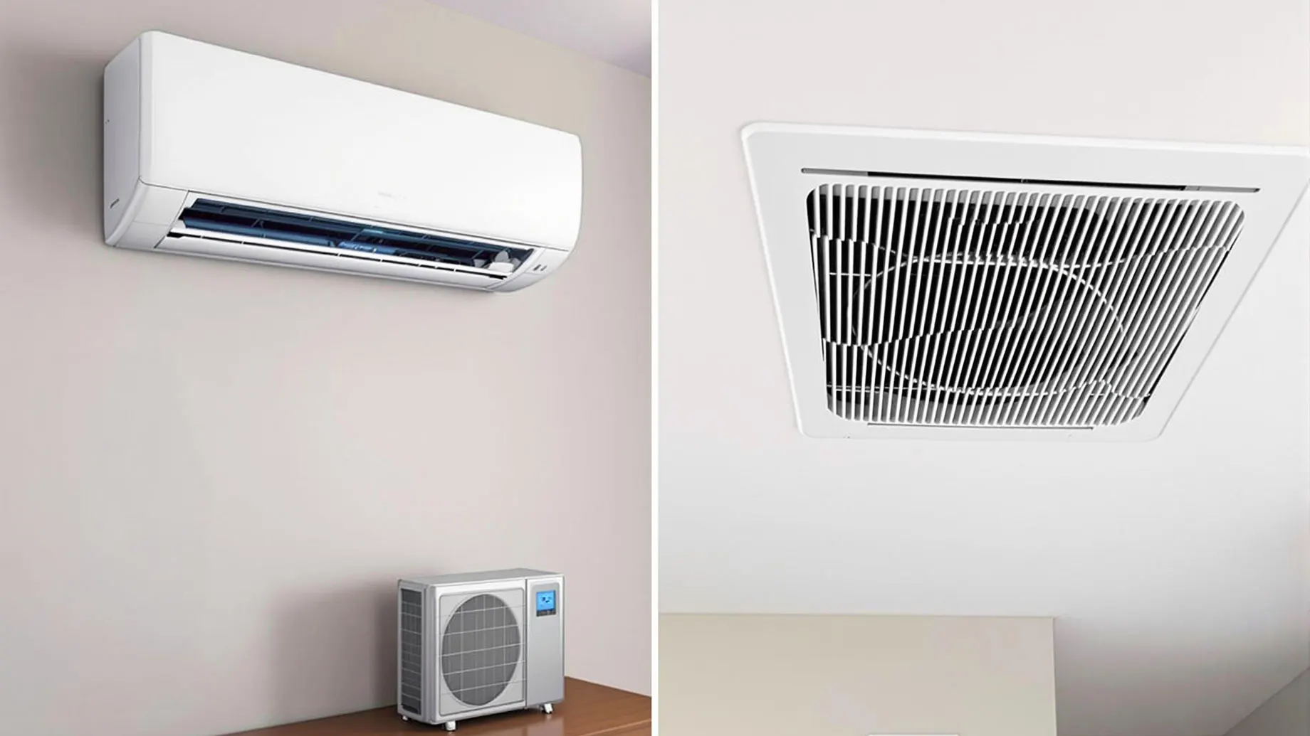 Qué aire acondicionado elegir: split o conductos